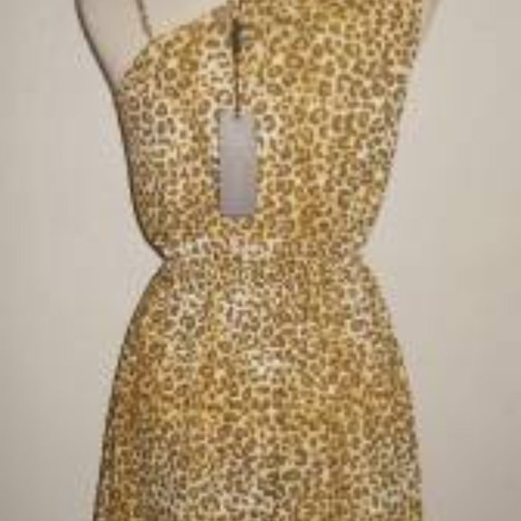 KARDASHIAN KOLLECTION MS SIZES BROWN LEOPARD PRINT SLEEVELESS DRESS - Picture 4 of 10